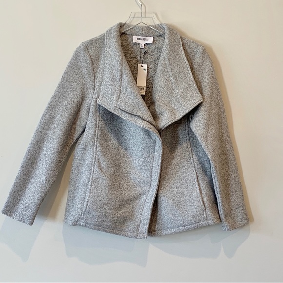BB Dakota Jackets & Blazers - BB Dakota | NWT Grey Fleece In Mind Jacket